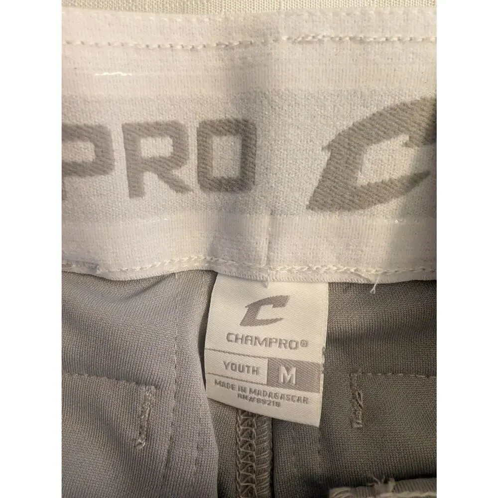 Champro Baseball Gray Pants Youth Medium